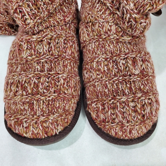 MUK LUKS Miranda Marled Sweater Fall Winter Tall Knit Boho Slouchy Boots Sz 6 - Picture 10 of 10